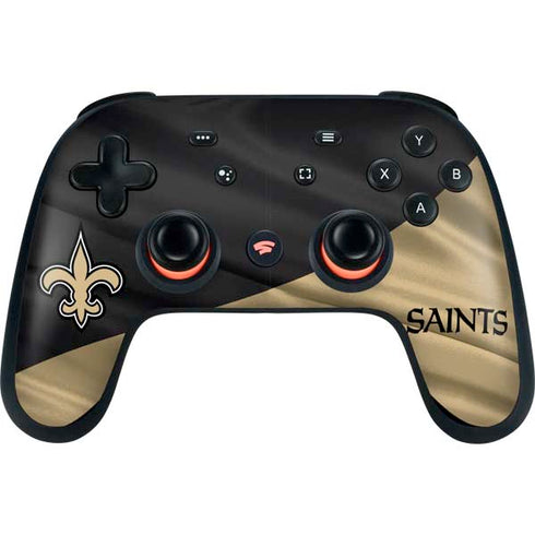 NFL New Orleans Saints Google Stadia Controller Skin